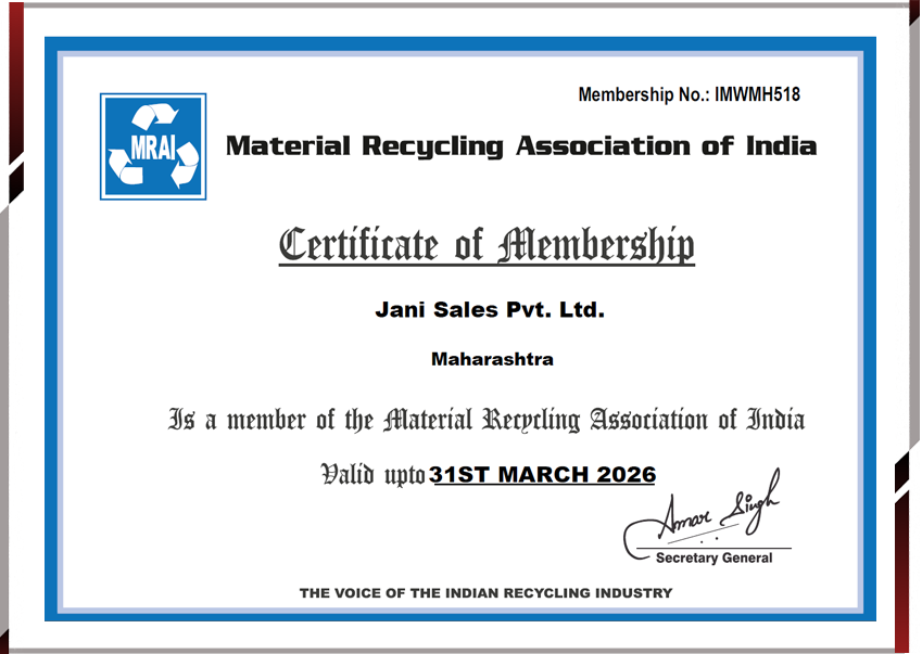 MRAI CERTIFICATE