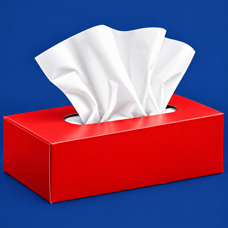 Facial Tissues cu top